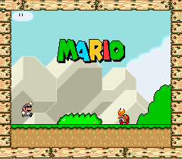 The title screen.