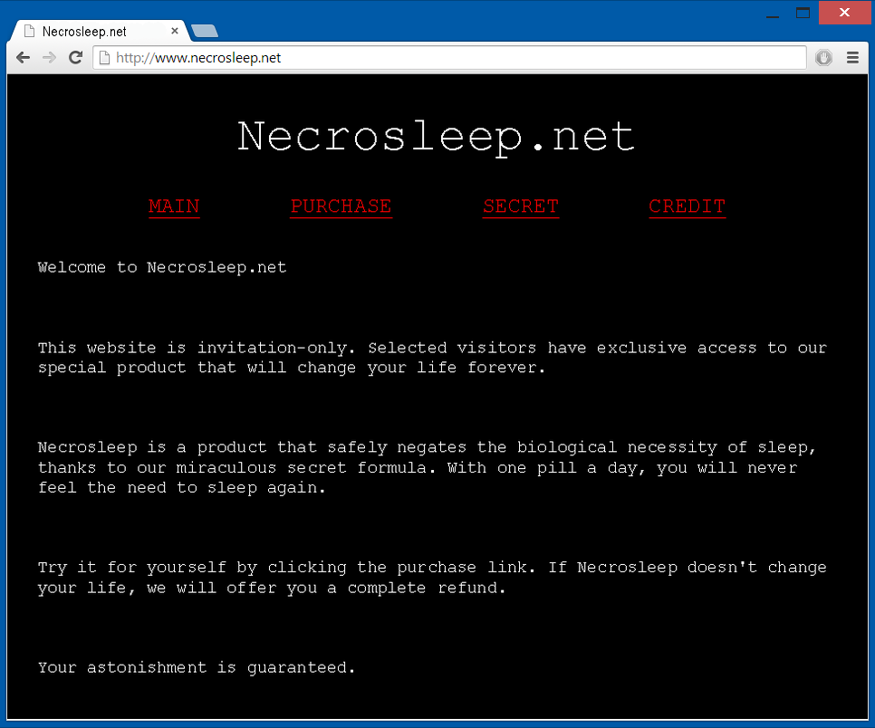 Necrosleep