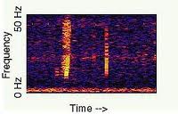 The Bloop portrayed through a spectrogram.