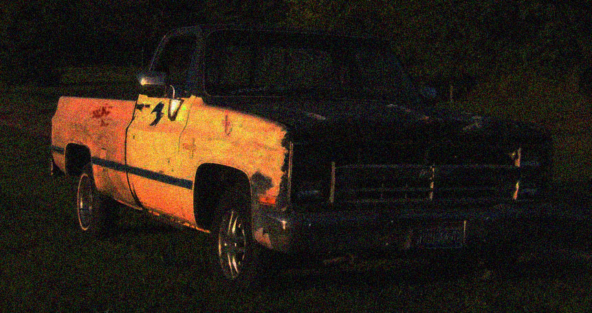 A picture of the truck, taken earlier.