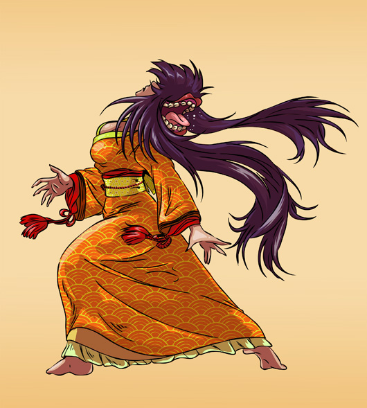 Autumn Army Futakuchi onna by Xatchett.jpg