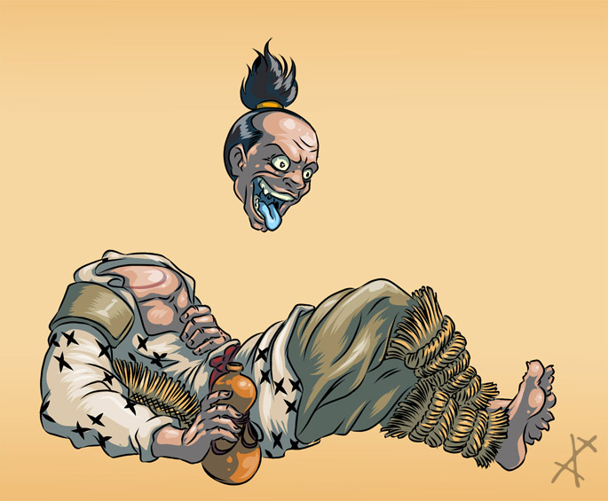 Autumn army Nukekubi by xatchett.jpg